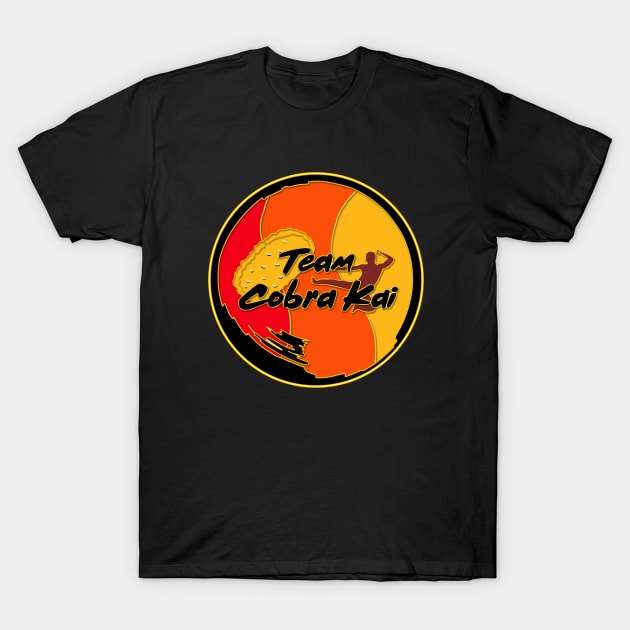 Hashbrown Team Cobra Kai ! Enamel T-Shirt by gorilaboss